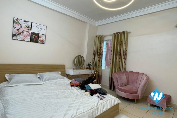 Four beds house with pretty terrace for rent in Dinh Cong st, Hoang Mai, Ha Noi