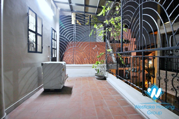 Corner furnished house for rent in Dang Thai Mai area, Tay Ho