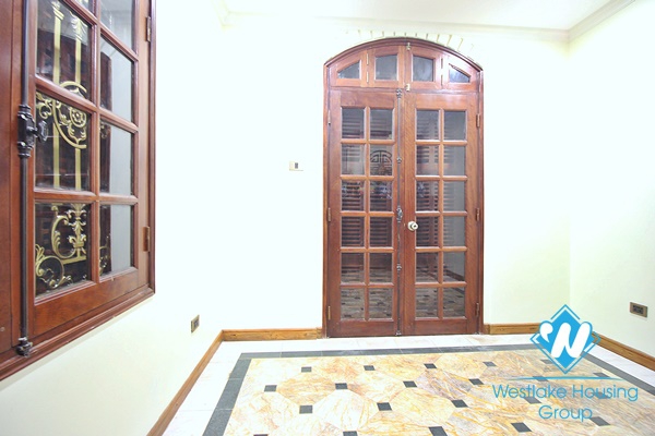 Corner furnished house for rent in Dang Thai Mai area, Tay Ho