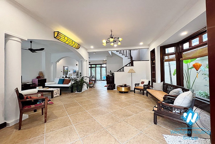 Nice villa for rent in C Block Ciputra, Tay Ho, Ha Noi