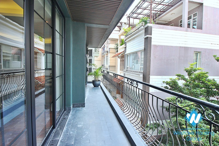 A brand new 2 bedroom apartment with big balcony for rent in Tay ho, Hanoi
