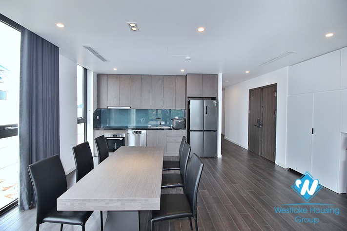 Brand new and lake view 3 beds apartment for rent in Tay Ho area