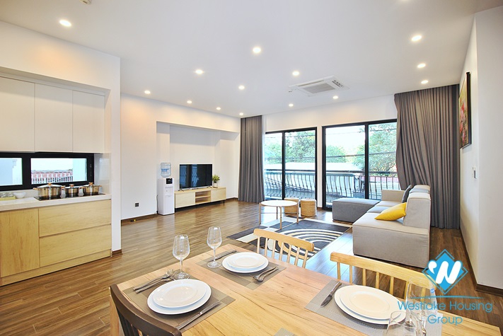 Spacious 2 beds apartment for rent in Tu Hoa area, Tay Ho