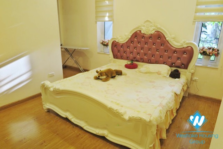 Beautiful house with garden for rent in An duong, Tay ho