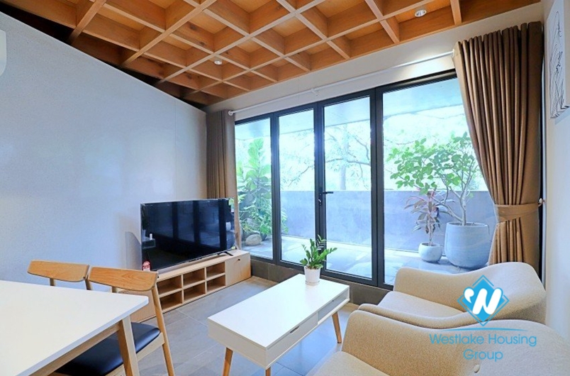 Nature-friendly 2 bedroom apartment for rent in the center of Hanoi capital.