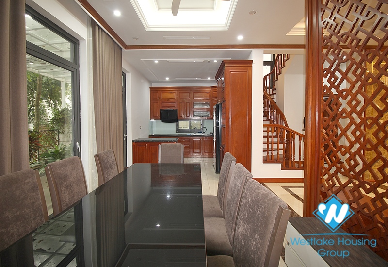 A modern house with full furnished for rent in Starlake area, Bac Tu Liem Distr, Ha Noi