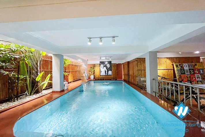High quality house with 4 bedrooms and swimming pool for rent in Tay Ho, Hanoi, Vietnam