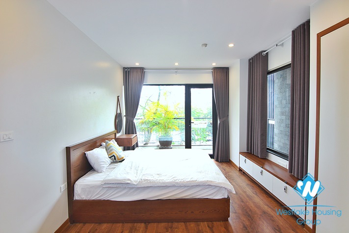 Nice apartment with fully furnished for rent in Trinh Cong Son street, Tay Ho district.