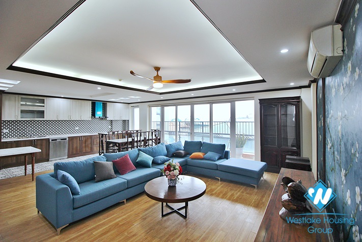 A newly and spacious 3 bedroom apartment for rent in Tay ho