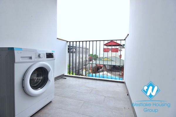 A brand new 1 bedroom apartment with balcony in Yen phu, Tay ho