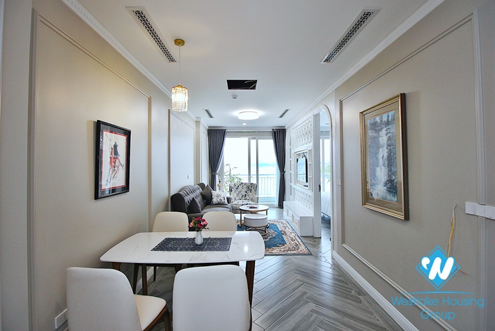 Lake view and brand new 2beds apartment for rent in Xuan Dieu, Tay Ho