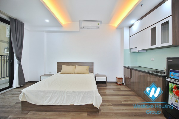 An affordable studio apartment for rent in To ngoc van
