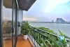 Duplex apartment with lake view for rent in Ve Ho st, Tay Ho District 