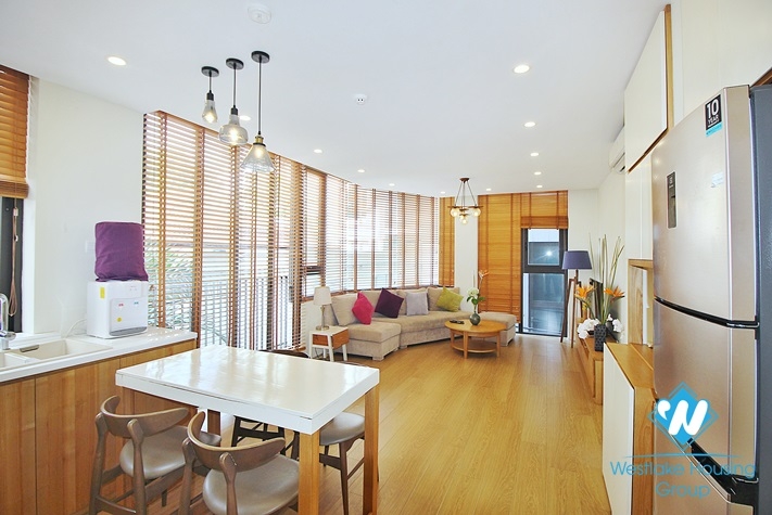 Nice apartment with 2 bedrooms for rent in Tay Ho st, Quang An ward