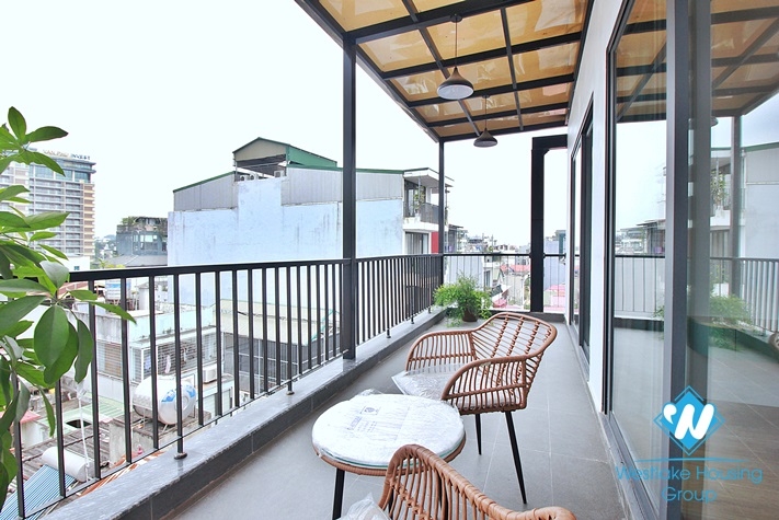 A pretty and brand new 1 bedroom apartment for rent in Tay Ho area
