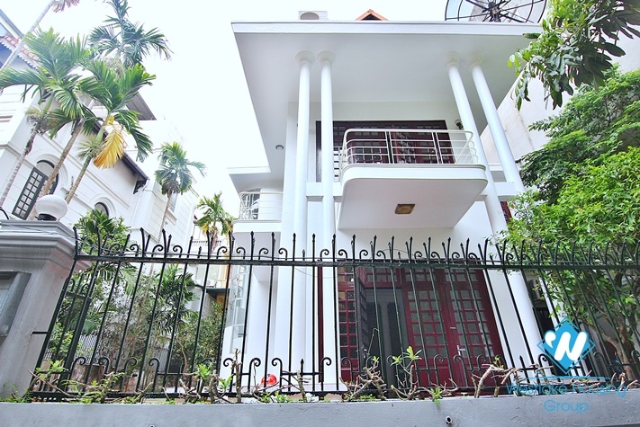 Garden house for rent in To Ngoc Van St, Tay Ho, Ha Noi