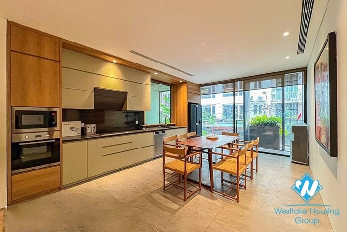 Brand new 4beds apartment for rent in To Ngoc Van st, Tay Ho