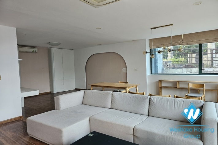 Modern apartment with 03 bedrooms for rent in Truc Bach area, Ba Dinh, Ha Noi