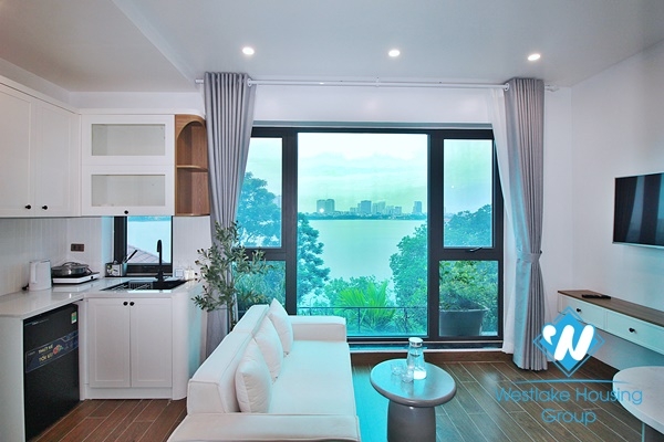 Brand new apartment with lake view in Dang thai mai