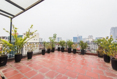 Fully furnished 1-bedroom apartment for rent on Linh Lang Street, Ba Dinh