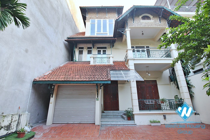 Spacious 4 bedroom house with big yard in To ngoc van, Tay ho, Hanoi