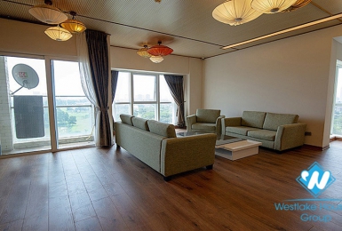Golf and lake view 4 bedroom apartment for rent in L1 building, Ciputra, Tay Ho