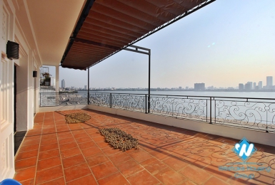 Apartment in Tay Ho on the lake with large terrace