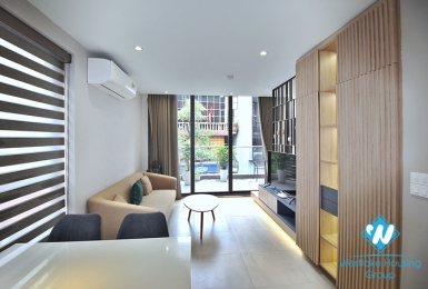 A pretty studio with huge balcony for rent in Yen Phu st, Tay Ho
