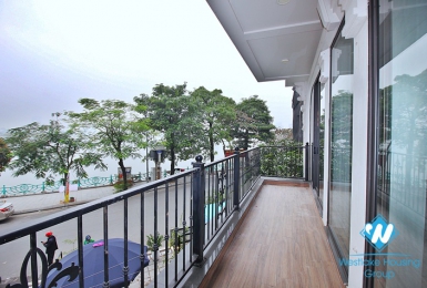 Lake view coffee or office for rent in To Ngoc Van st, Tay Ho