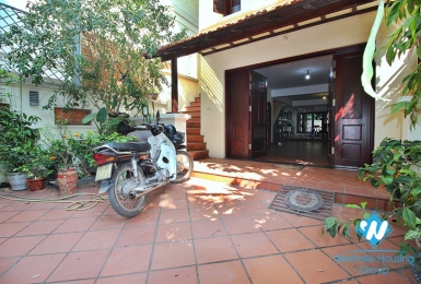 Nice house with back yard for rent in Dang Thai Mai st, Tay Ho District 