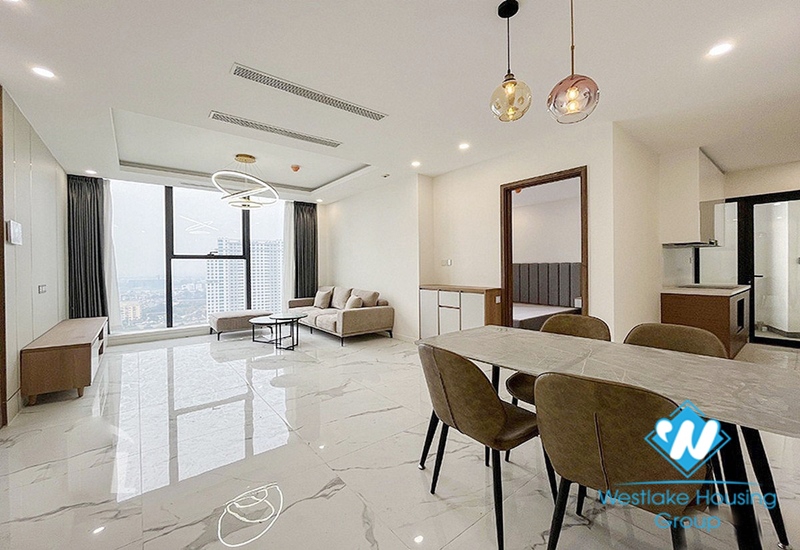 Morden and bright 2 beds apartment for rent in Sunshine City, Ciputra