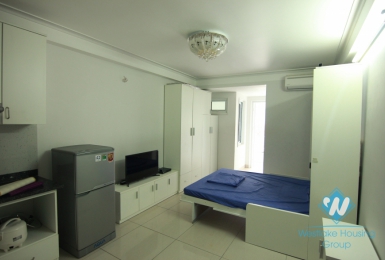 Lake view one bedroom for rent in Dong Da district, Ha Noi
