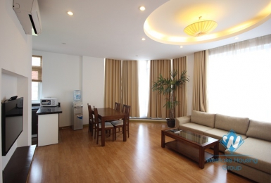 Bright  2 bedrooms apartment for rent on Xuan Dieu, Tay Ho, Hanoi 