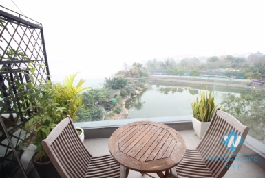 Lakeside lovely apartment for rent in Tay Ho, Hanoi