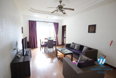 Two bedrooms apartment with balcony for rent in Tay Ho area.