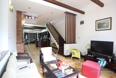 Beautiful and spacious house is available for rent in Tay Ho, Hanoi