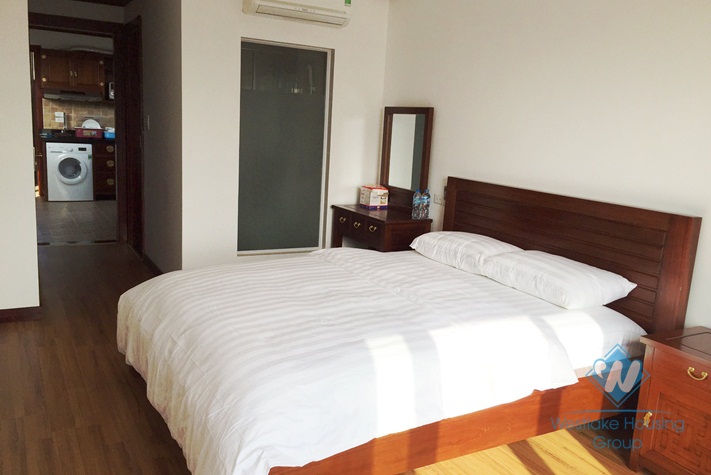 Nice and bright apartment with separate 01 bedroom for rent in Hoan Kiem area, Hanoi.