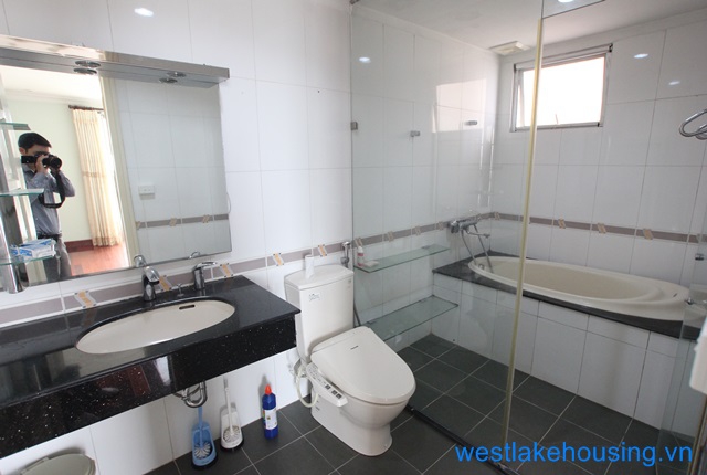 Nice apartment with wooden floor for rent in Ciputra, Tay Ho, Ha Noi