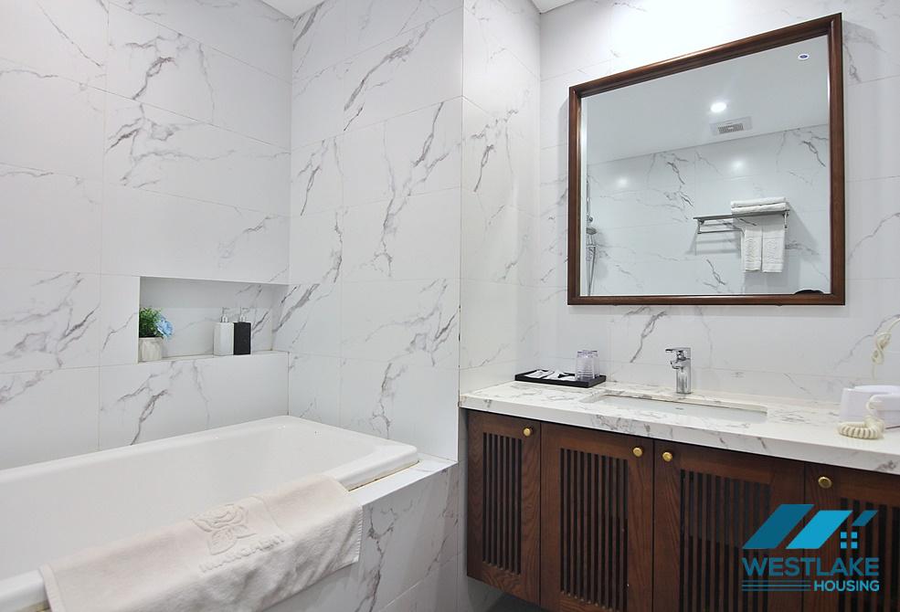 Two bedrooms apartment with green view for rent in Tu Hoa st, Tay Ho