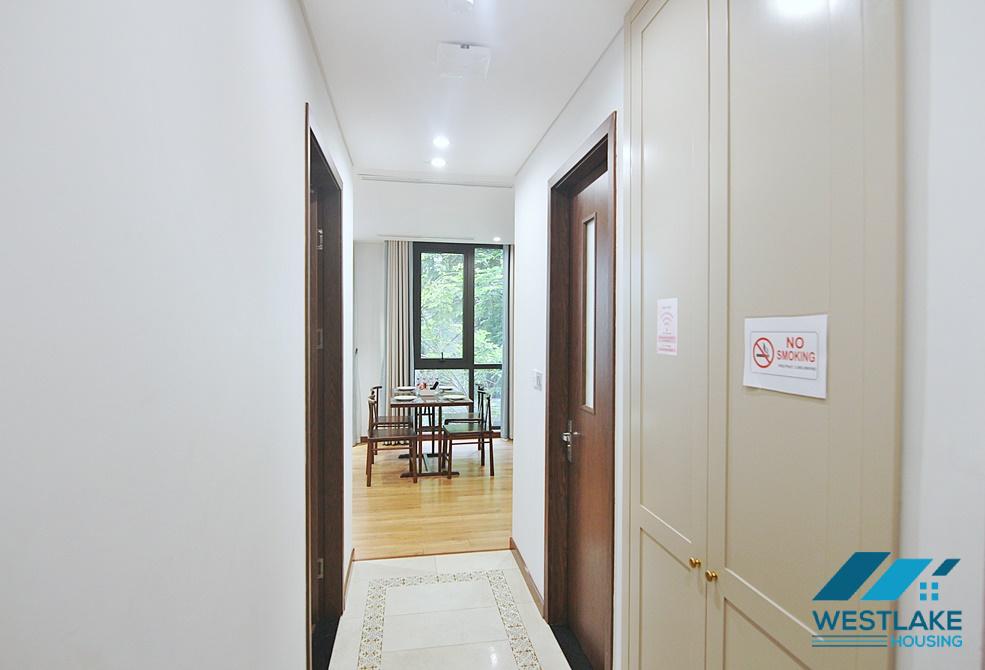 Two bedrooms apartment with green view for rent in Tu Hoa st, Tay Ho