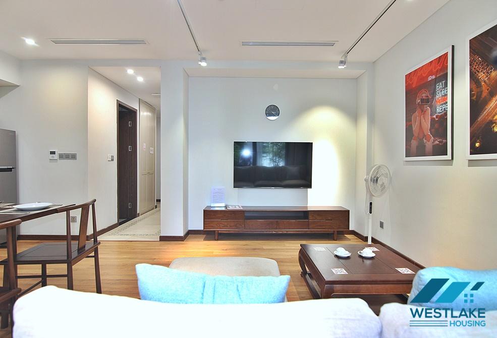 Two bedrooms apartment with green view for rent in Tu Hoa st, Tay Ho