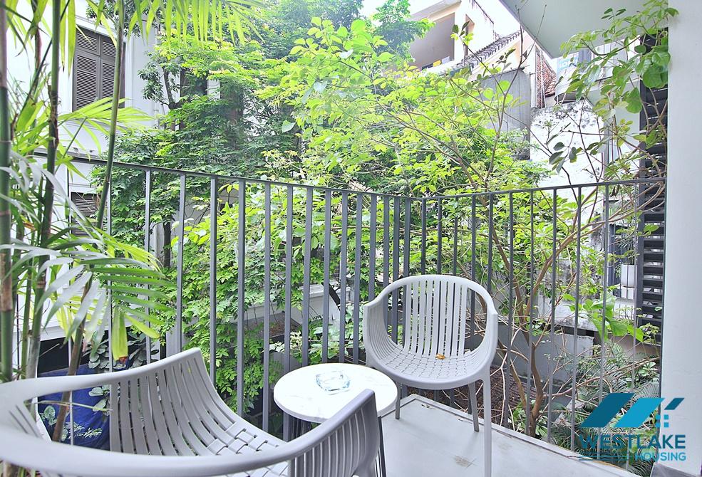 Two bedrooms apartment with green view for rent in Tu Hoa st, Tay Ho