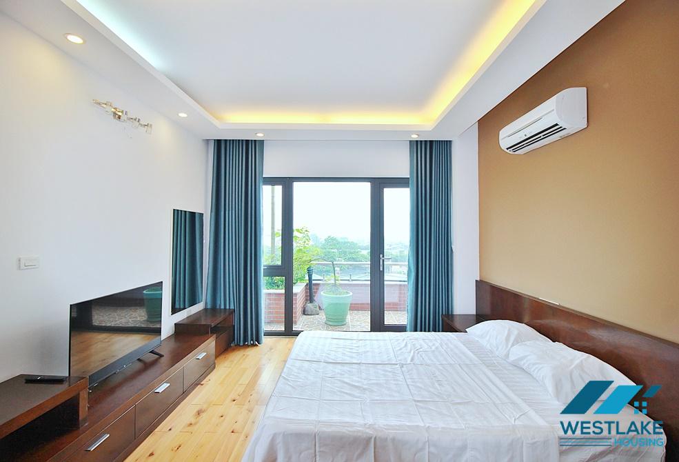 A spacious 2 beds apartment with huge balcony for rent in Au Co st, Tay Ho