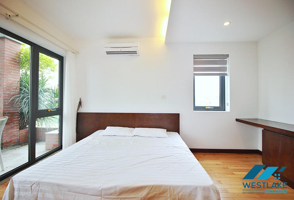 A spacious 2 beds apartment with huge balcony for rent in Au Co st, Tay Ho