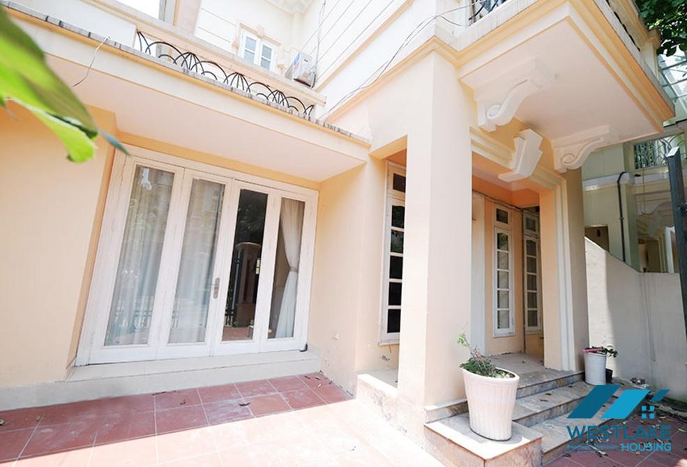 Beautiful house for rent in D1 Block, Ciputra, Tay Ho