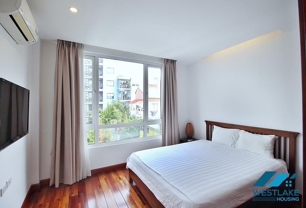 Lakeside three bed apartment for rent in Tay Ho, Hanoi