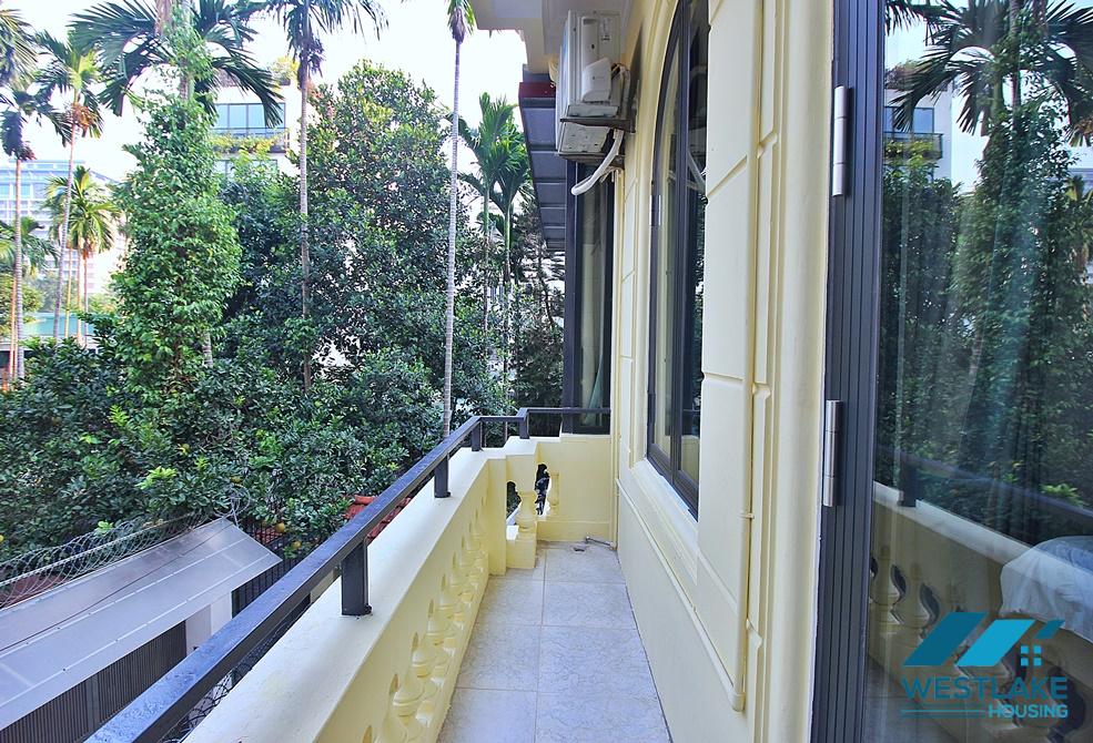 Beautiful house with swiming pool for rent in alley 12 Dang Thai Mai st, Tay Ho