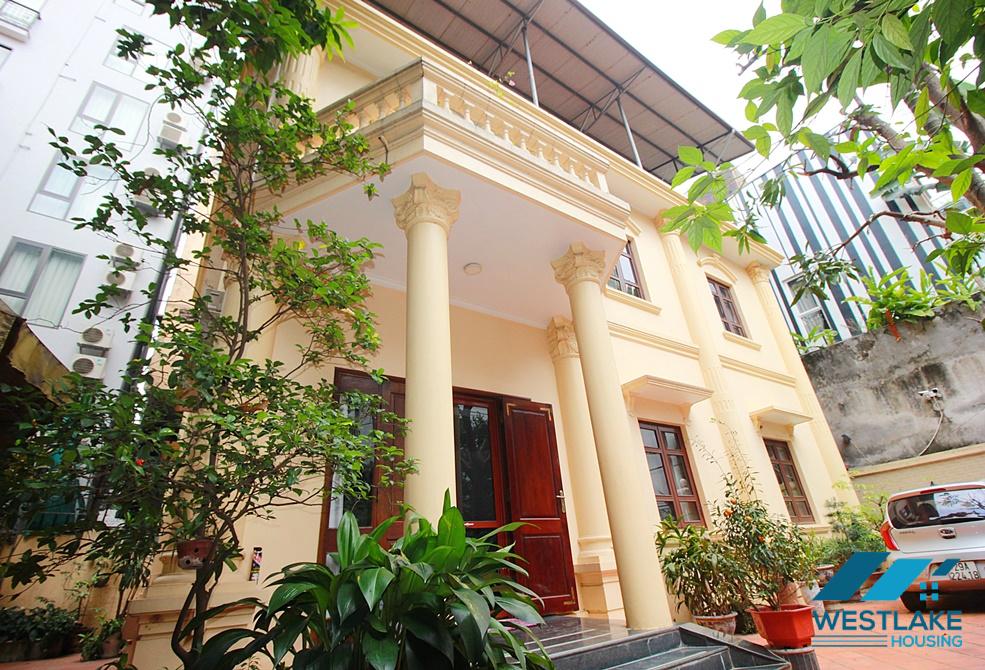 A nice villa for rent in To Ngoc Van, Tay Ho area