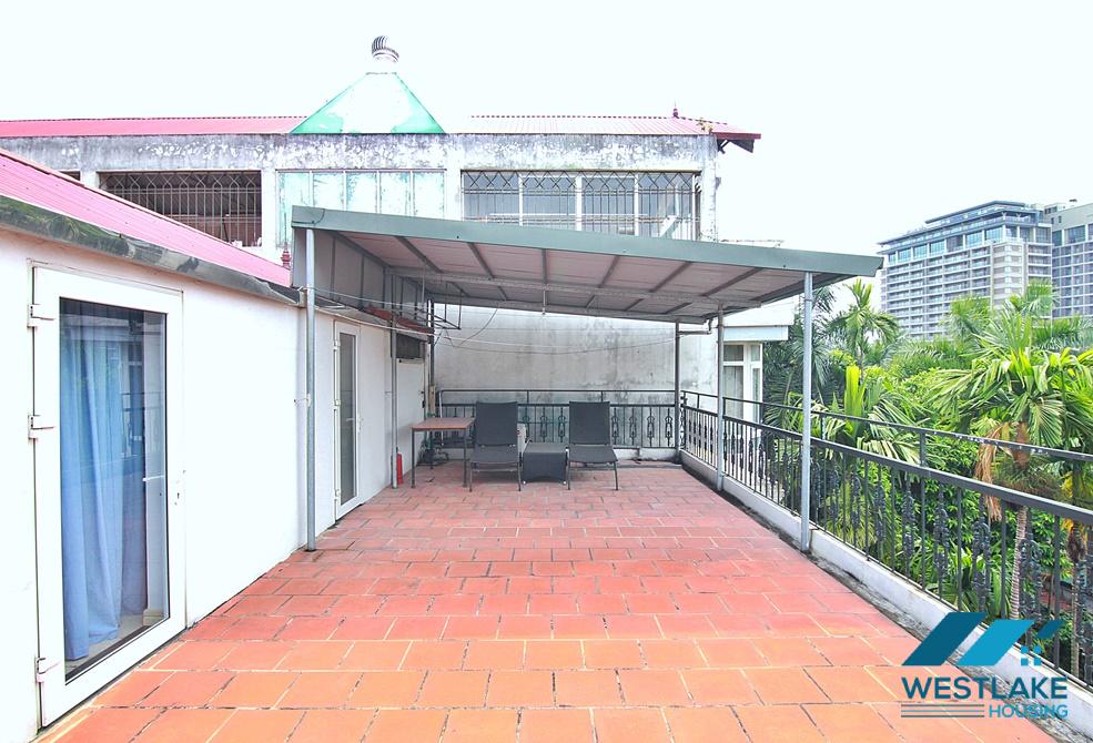 Swimming pool house with garden for rent in Dang Thai Mai st, Tay Ho