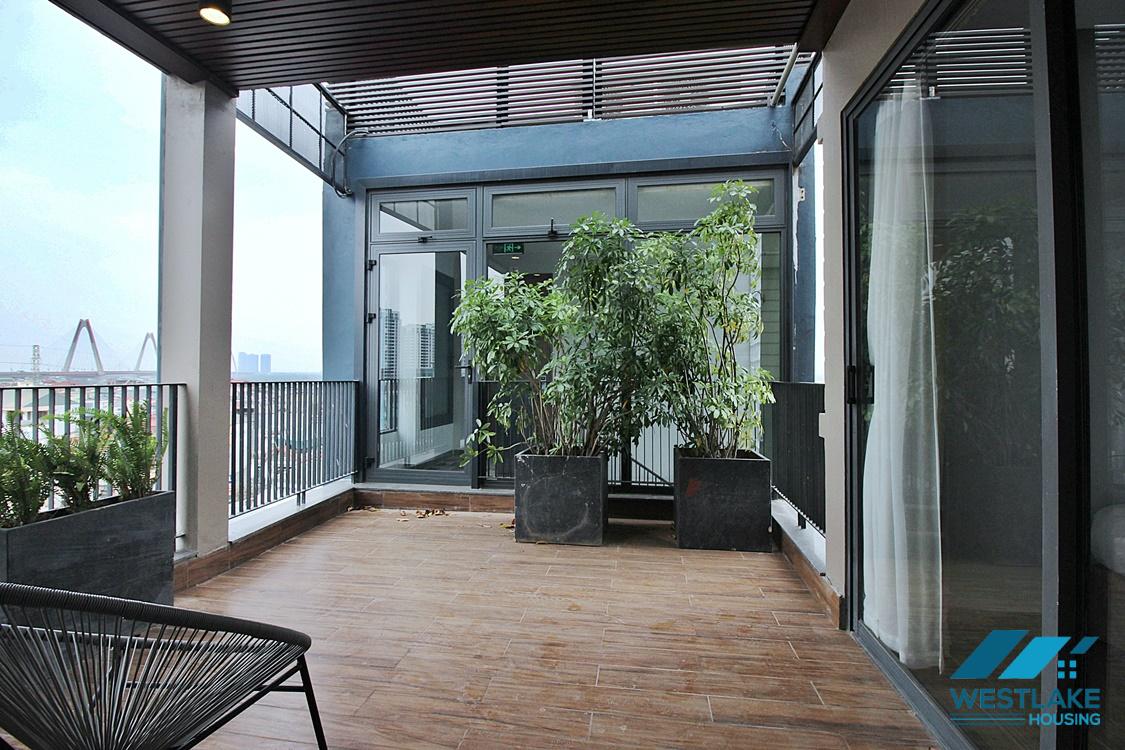 Brand new 2 bedroom apartment with large balcony in Au Co, Tay Ho